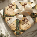 Recherche de pirate papier cadeau Vintage