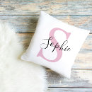 Recherche de monogramme rose coussins Pour tous