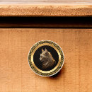 Recherche de chat noir boutons et poignées de porte Motif