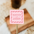 Recherche de cadre rose autocollants Simple