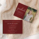 Recherche de burgundy graduation invitations Diplômé