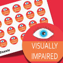 Recherche de cécité autocollants Aveugle