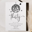 Recherche de trente ans invitations Minimaliste