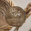 Recherche de rustique save the dates Simple