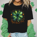 Recherche de four leaf clover tshirts Quatre feuilles de trèfle