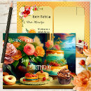 Recherche de artistique anniversaire cartes Gâteau