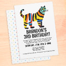 Recherche de de tigre invitations Coloré
