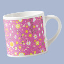 Recherche de tasse rose de fleur tasses Motif