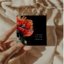 Recherche de fleurs rouges cartes visite Toute personne