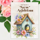 Recherche de niche invitations Changement d'adresse
