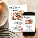 Recherche de partie hibou invitations Bientôt maman