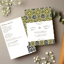 Recherche de vert jaune invitations Vintage