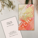 Recherche de monogramme abstrait cartes visite Décorateur