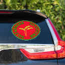 Recherche de protestation voiture autocollants Rouge
