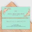 Recherche de menthe cartes visite Simple