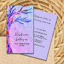 Recherche de bleu arbre cartes visite Rustique