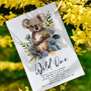 Recherche de koala party invitations Aquarelle