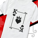 Recherche de king queen tshirts Jour des valentines