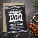 Recherche de bbq graduation invitations Vintage