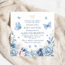 Recherche de papillon bleu invitations Fleurs