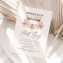 Recherche de bassinet baby shower invitations Aquarelle