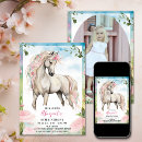 Recherche de cheval blanc cartes postales Jeune fille