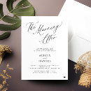 Recherche de après mariage invitations Élégant