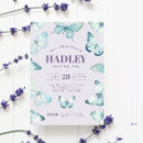 Recherche de papillon fille invitations Violet