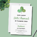 Recherche de anniversaire irlandais cartes invitations vert