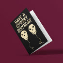 Recherche de halloween anniversaire cartes Noir et blanc