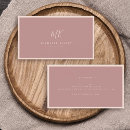 Recherche de monogrammes cartes visite Minimaliste