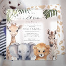Recherche de wild one baby shower invitations Safari