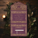 Recherche de mauve invitations Élégant