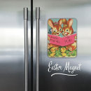 Recherche de lapin de pâques vintage magnets Rétro