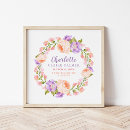 Recherche de monogramme posters Floral