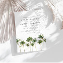 Recherche de de palmier mariage invitations Plage