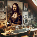 Recherche de parodie de mona lisa posters Davinci