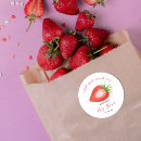 Recherche de fraises rouges autocollants Toute personne