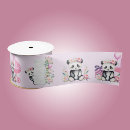 Recherche de panda rubans Aquarelle