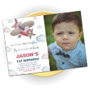 Recherche de avion rouge invitations Pour enfants