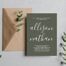 Recherche de de camo mariage invitations Vert
