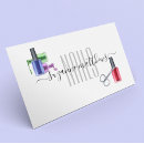 Recherche de vernis vernis à ongles cartes visite Calligraphie
