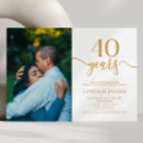 Recherche de quarantième de mariage anniversaire invitations Pour eux