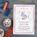 Recherche de les etats unis patriotiques invitations Rouge blanc et bleu