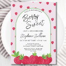 Recherche de berry sweet baby shower fille invitations Été