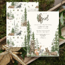 Recherche de woodland animals invitations Bientôt maman