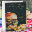 Recherche de hamburger invitations Cheeseburger
