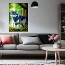 Recherche de loup de forêt posters Toute personne