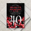 Recherche de fun 40ans anniversaire invitations Fête du 40e anniversaire