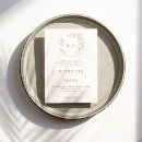Recherche de crête cartes invitations Minimaliste